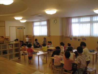 幼児クラス 夕方 自由遊び